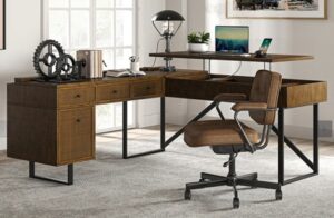 L-shaped desks